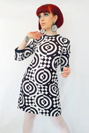 Op-Art Jessie Mini Dress by Love Her Madly - Size 2