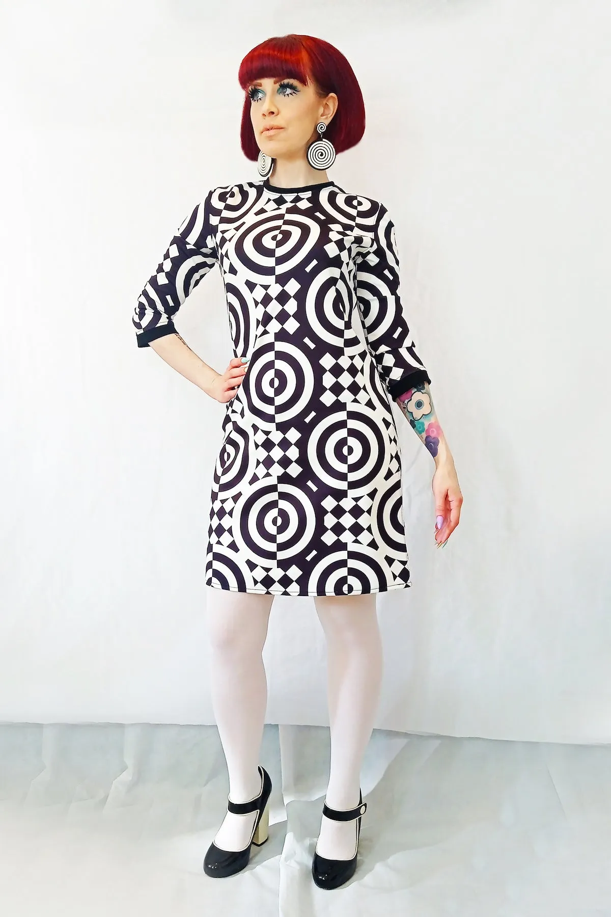 Op-Art Jessie Mini Dress by Love Her Madly - Size 2