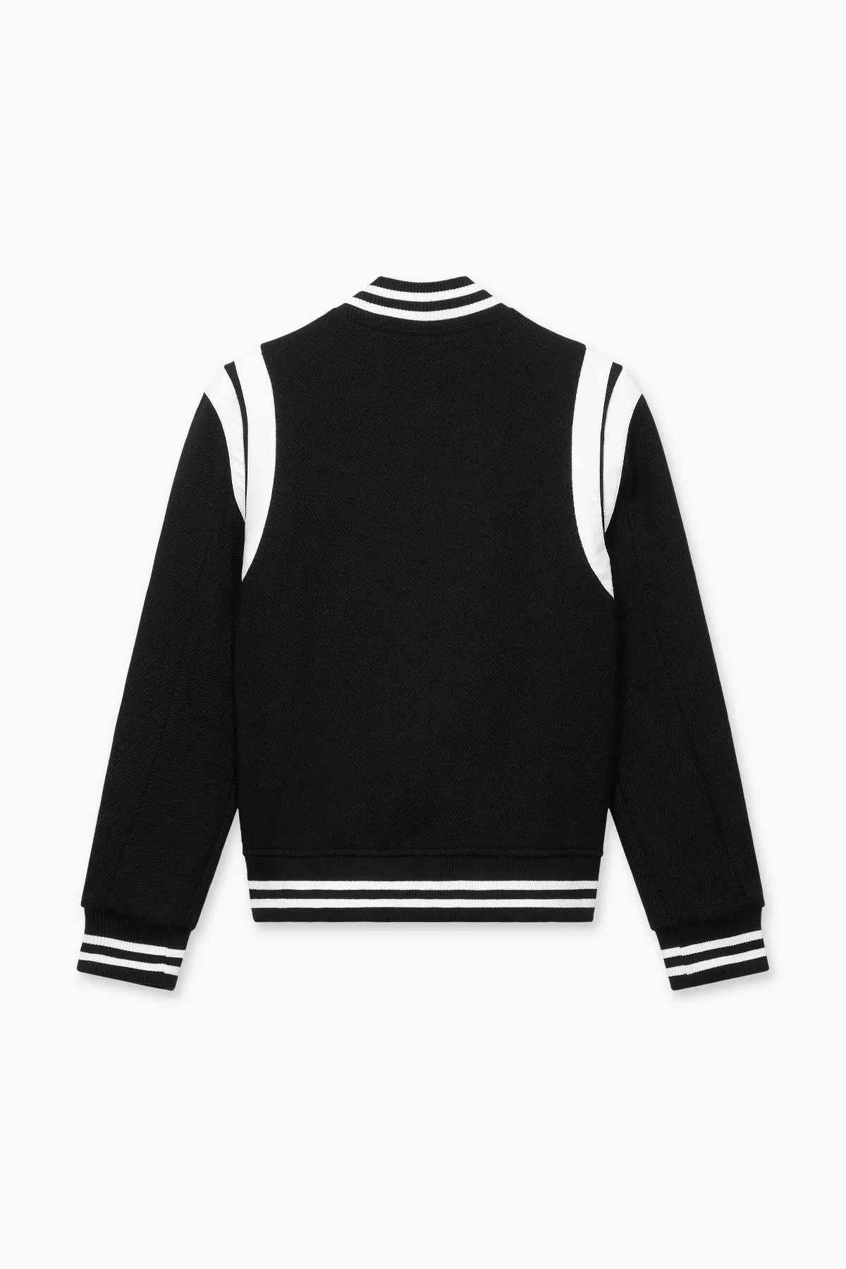 OPHELIE VARSITY JACKET | BLACK