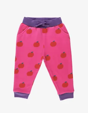 Organic Apple Print Joggers