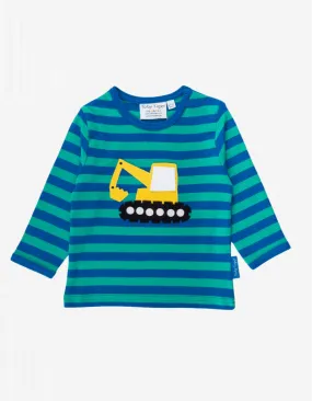 Organic Digger Applique Long-Sleeved T-Shirt