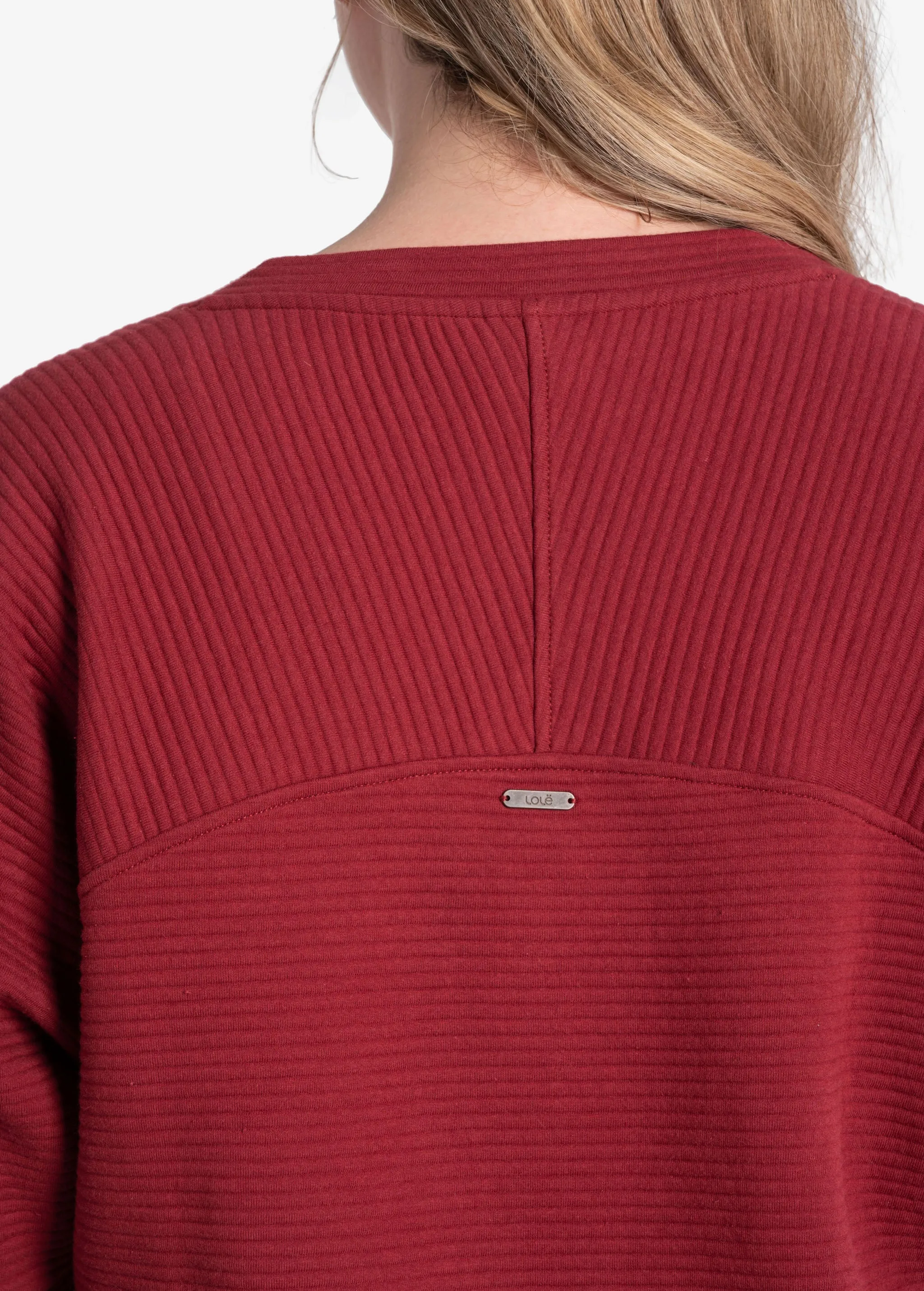 Ottoman V-Neck Pullover