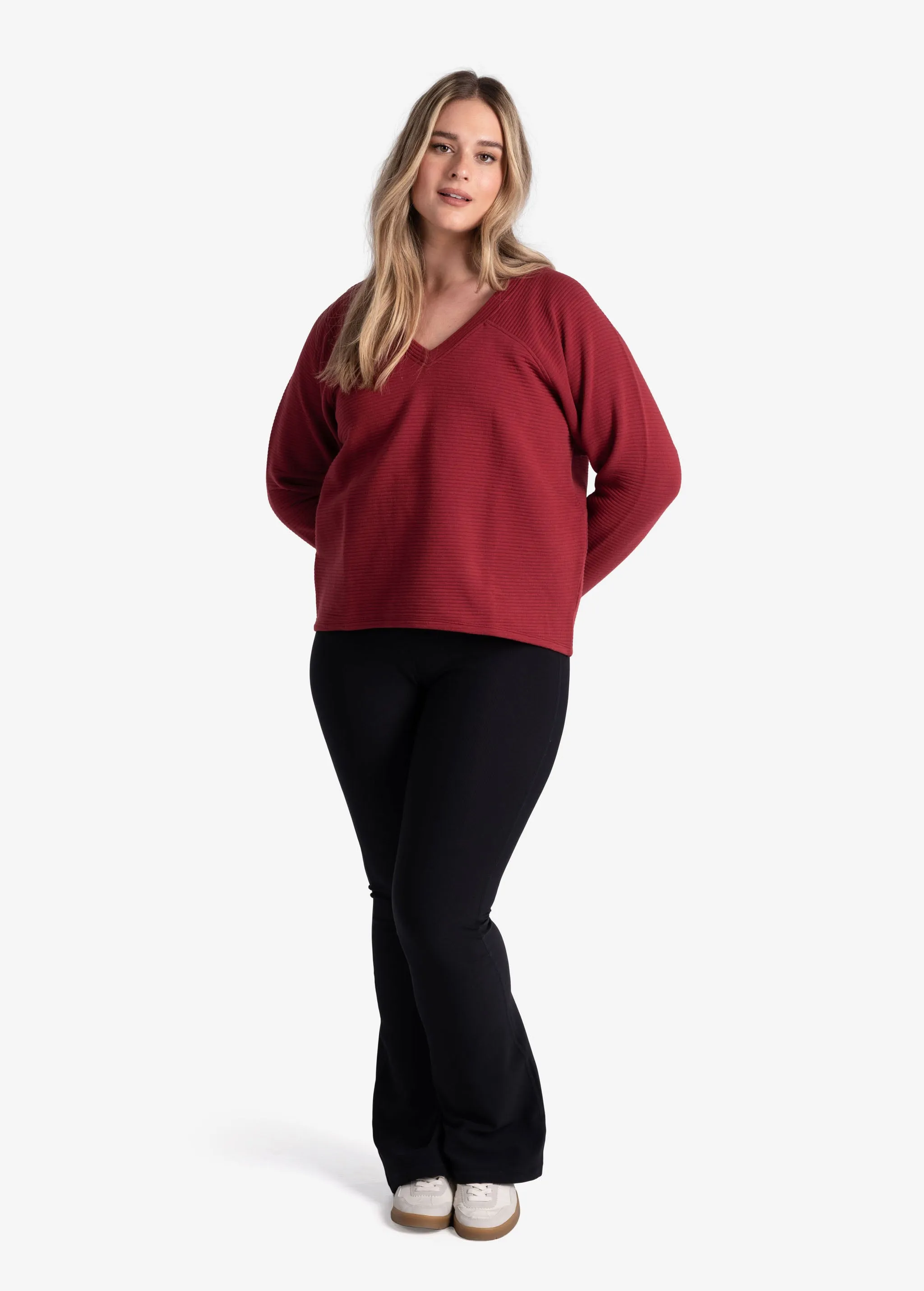 Ottoman V-Neck Pullover