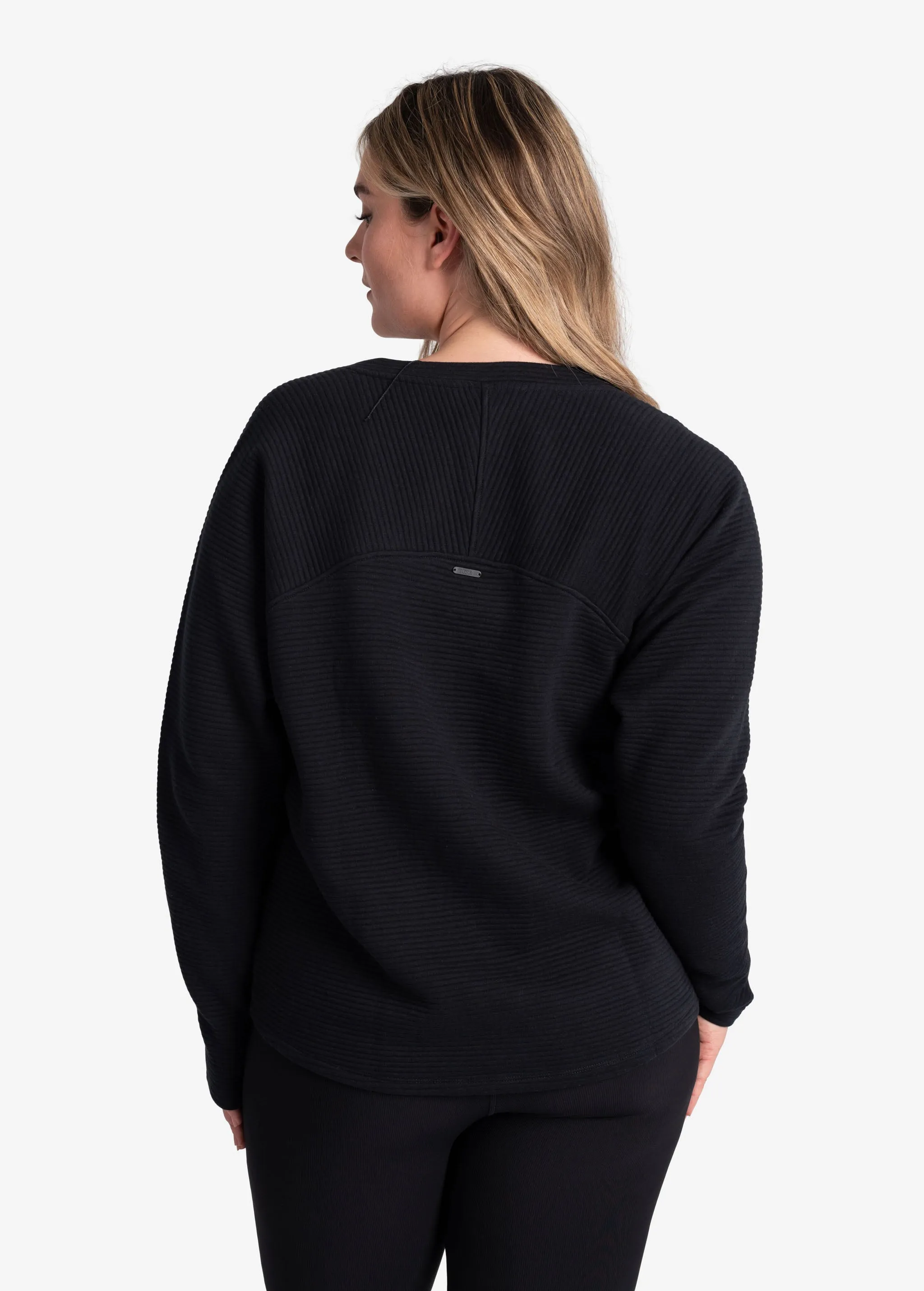 Ottoman V-Neck Pullover