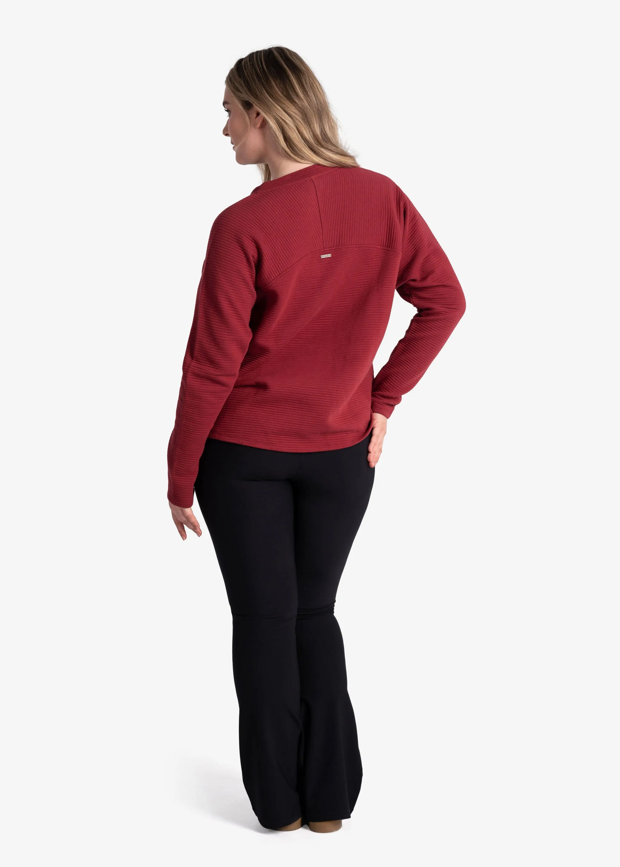 Ottoman V-Neck Pullover