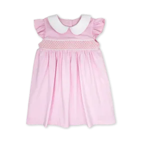 Paradise Pink Smocked Knit Dress