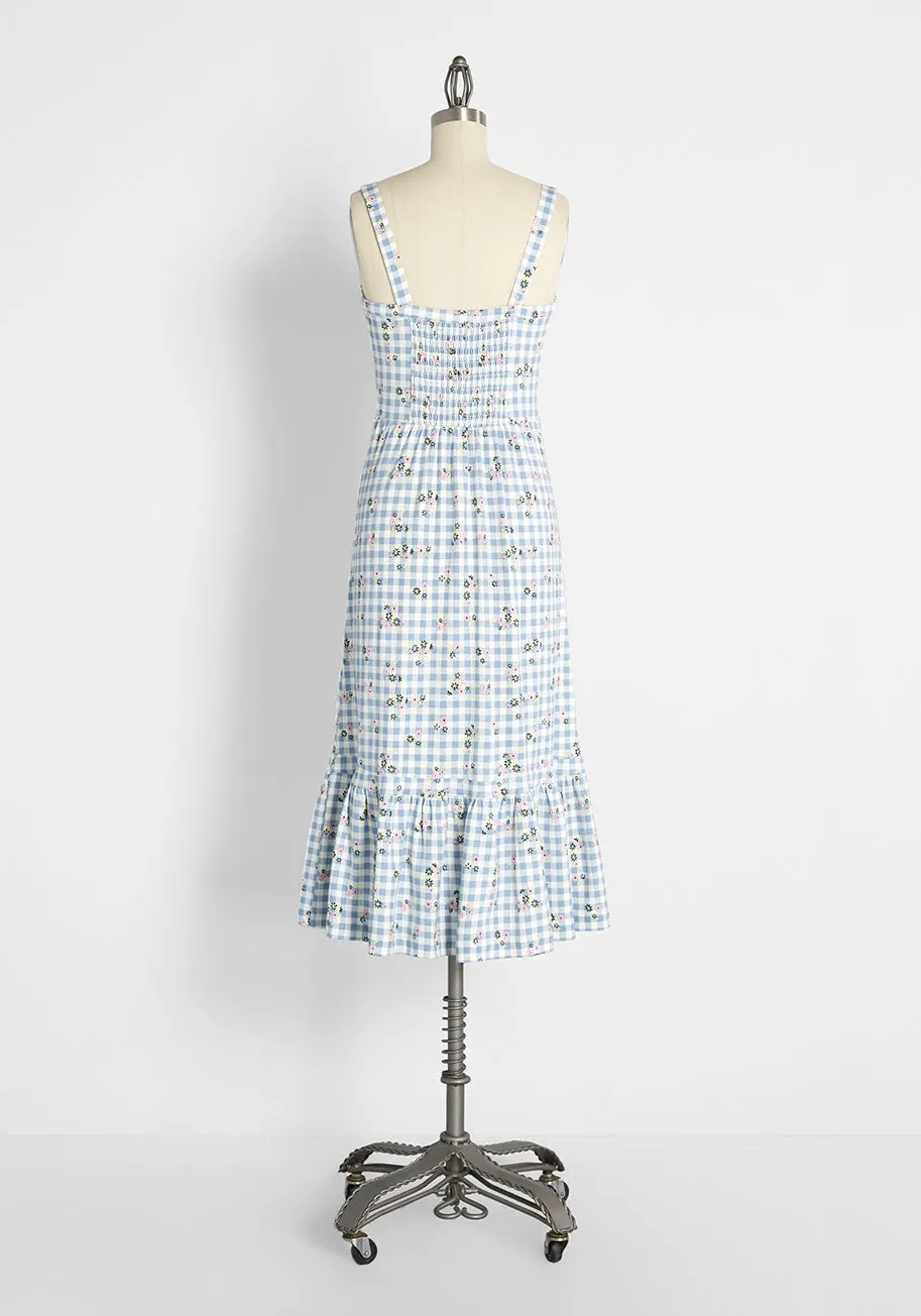 Party on the Prairie Grounds Midi Dress