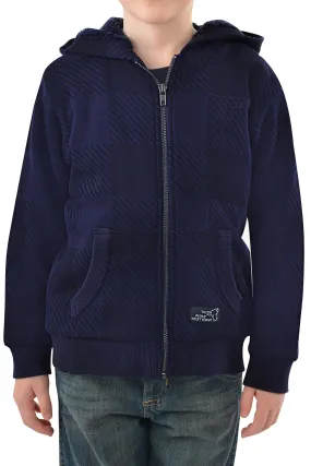 Pure Western Boys Tonkin Zip Through Hoodie - Navy - P3W3710680 - On Sale