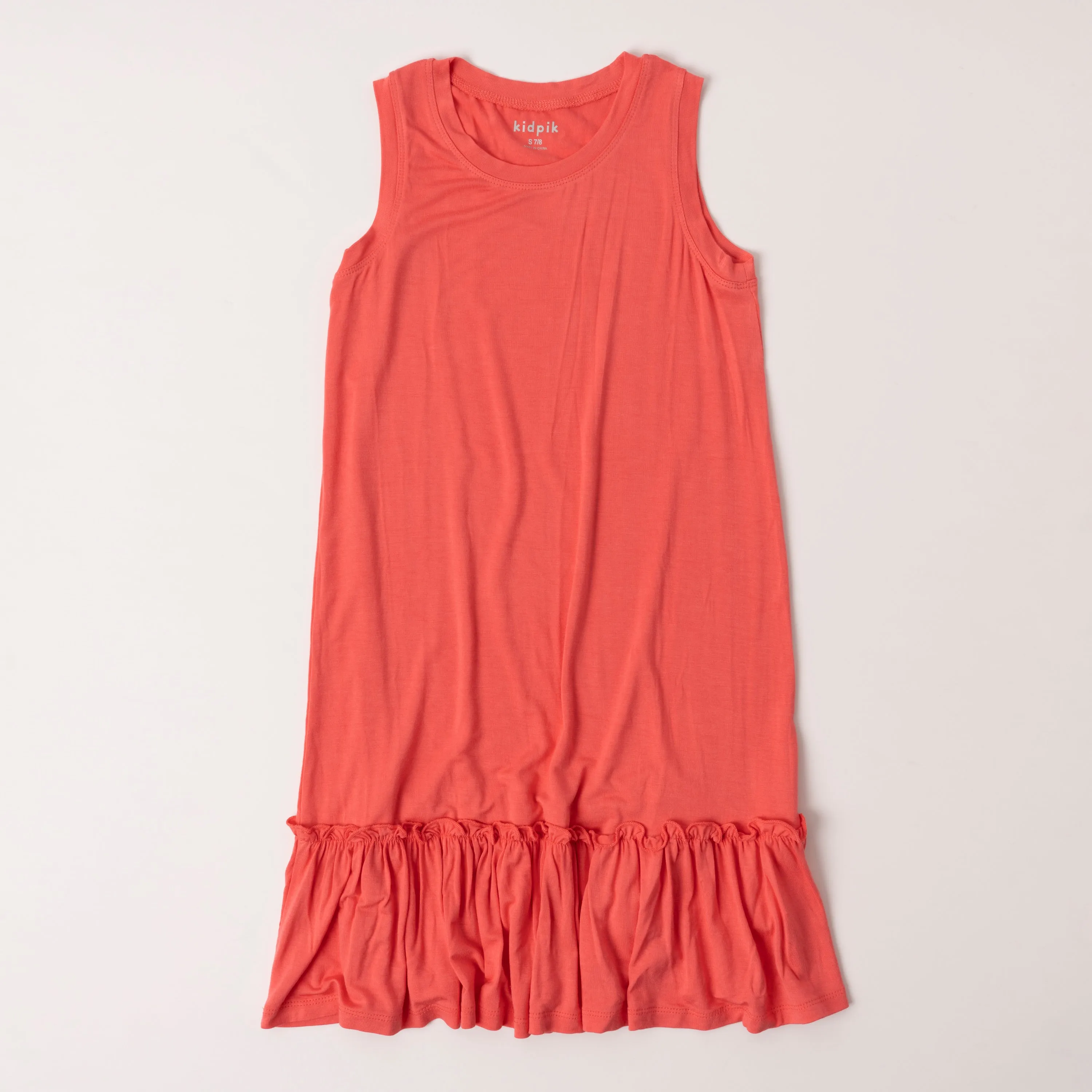 Ruffle Hem Swing Dress