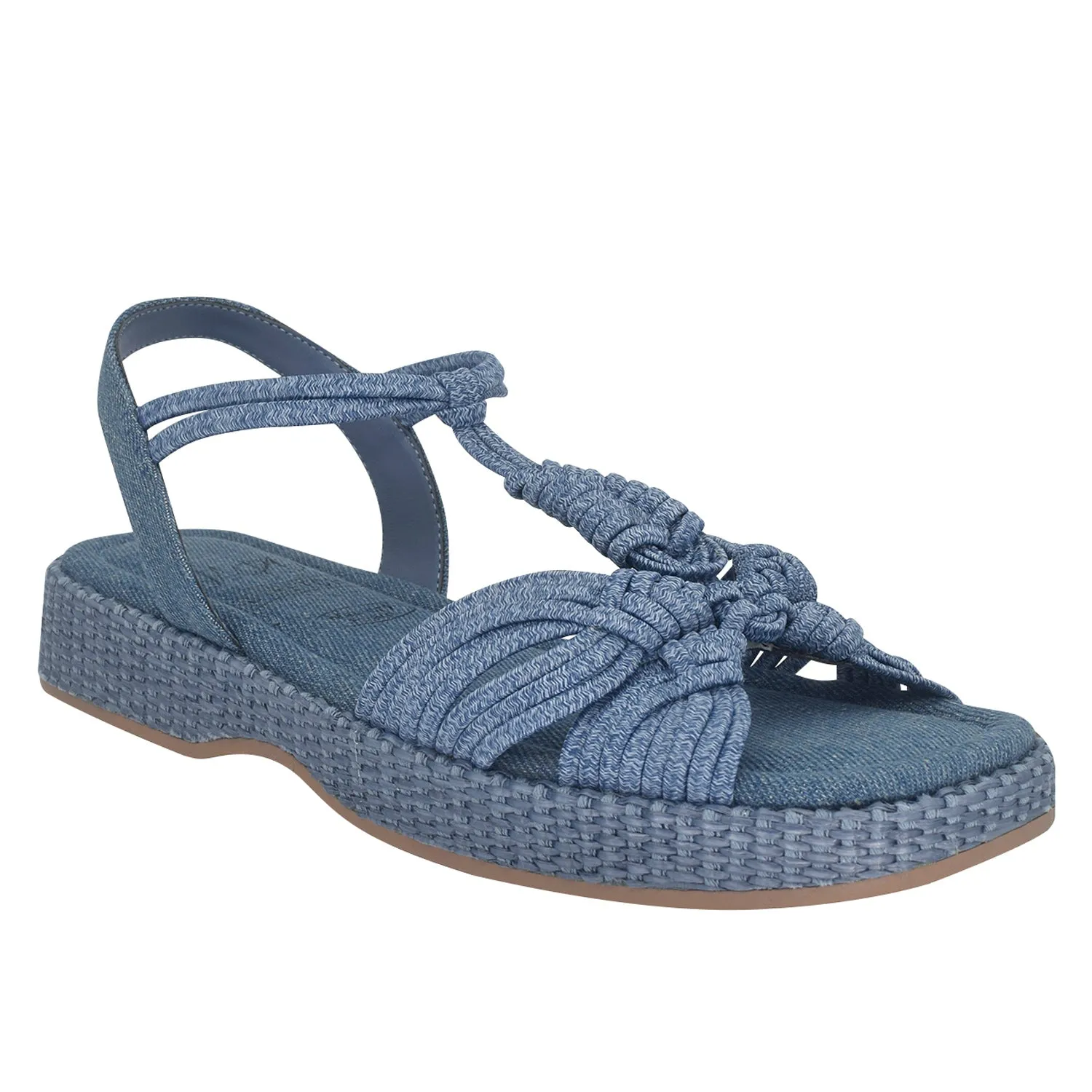 Ryanna Stretch Elastic Sandal with Memory Foam