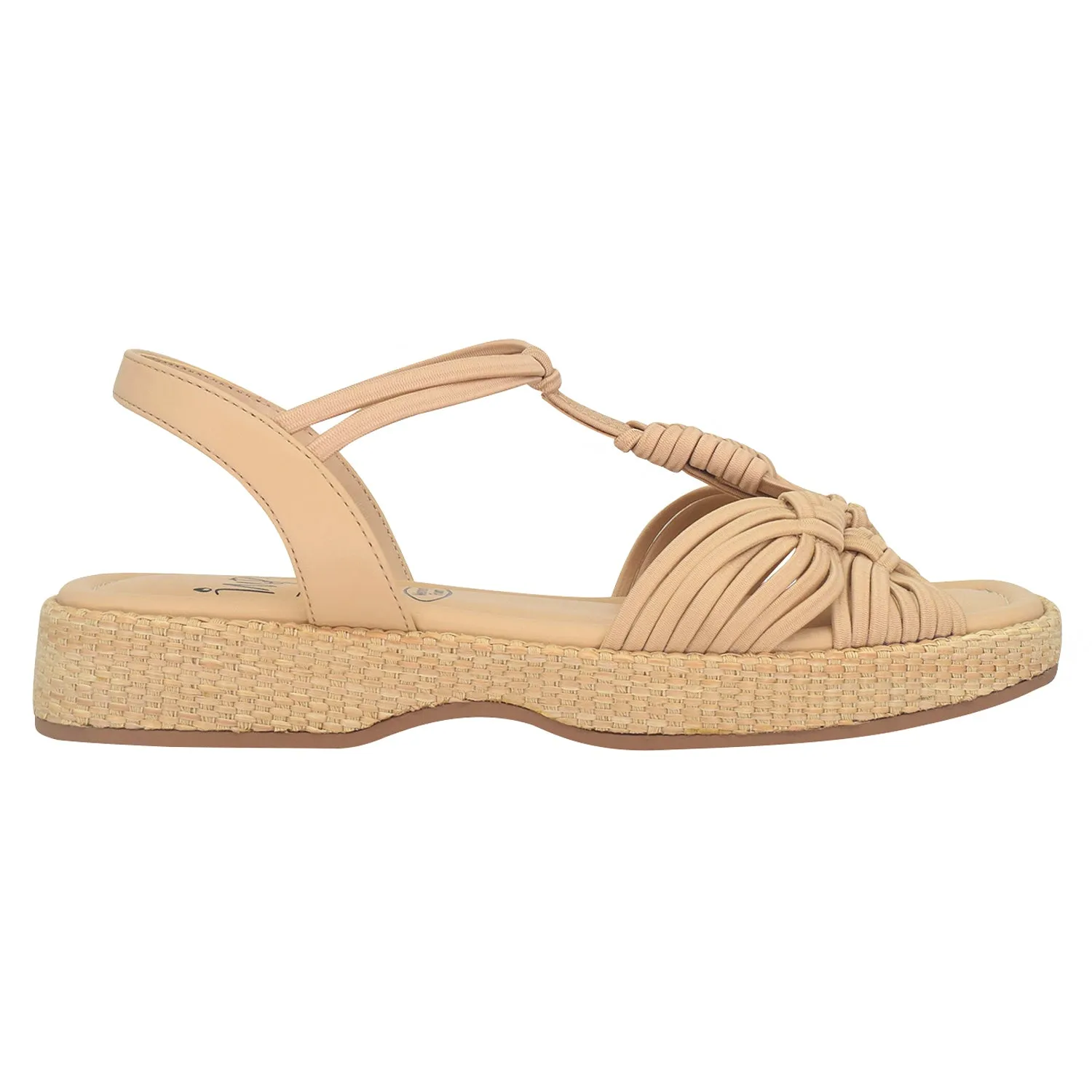 Ryanna Stretch Elastic Sandal with Memory Foam