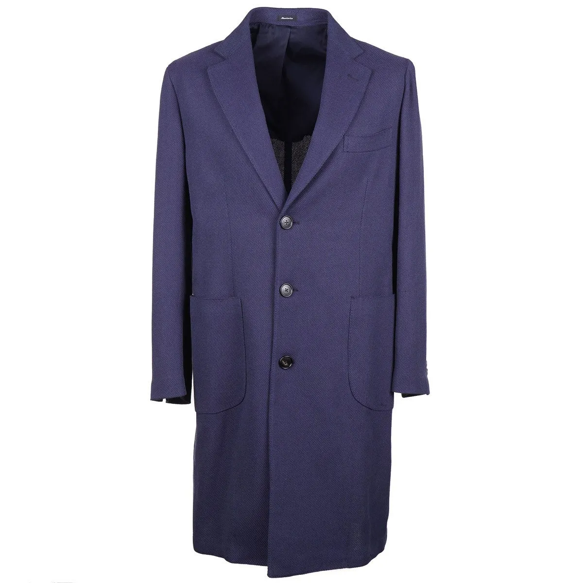 Sartorio Woven Mid-Weight Cotton Overcoat