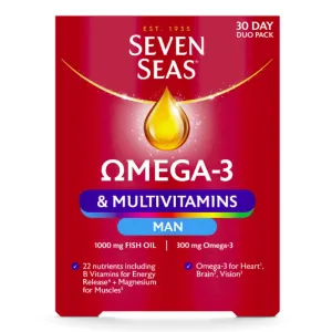 Seven Seas Omega-3 Day Duo Man x60