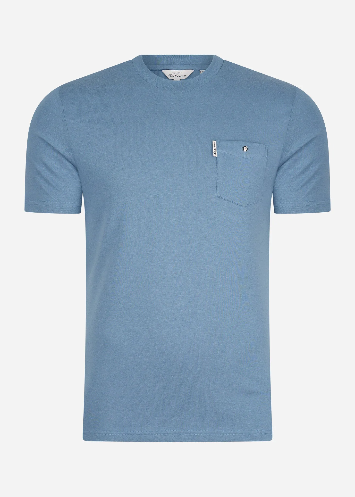 Signature pocket tee - blue shadow