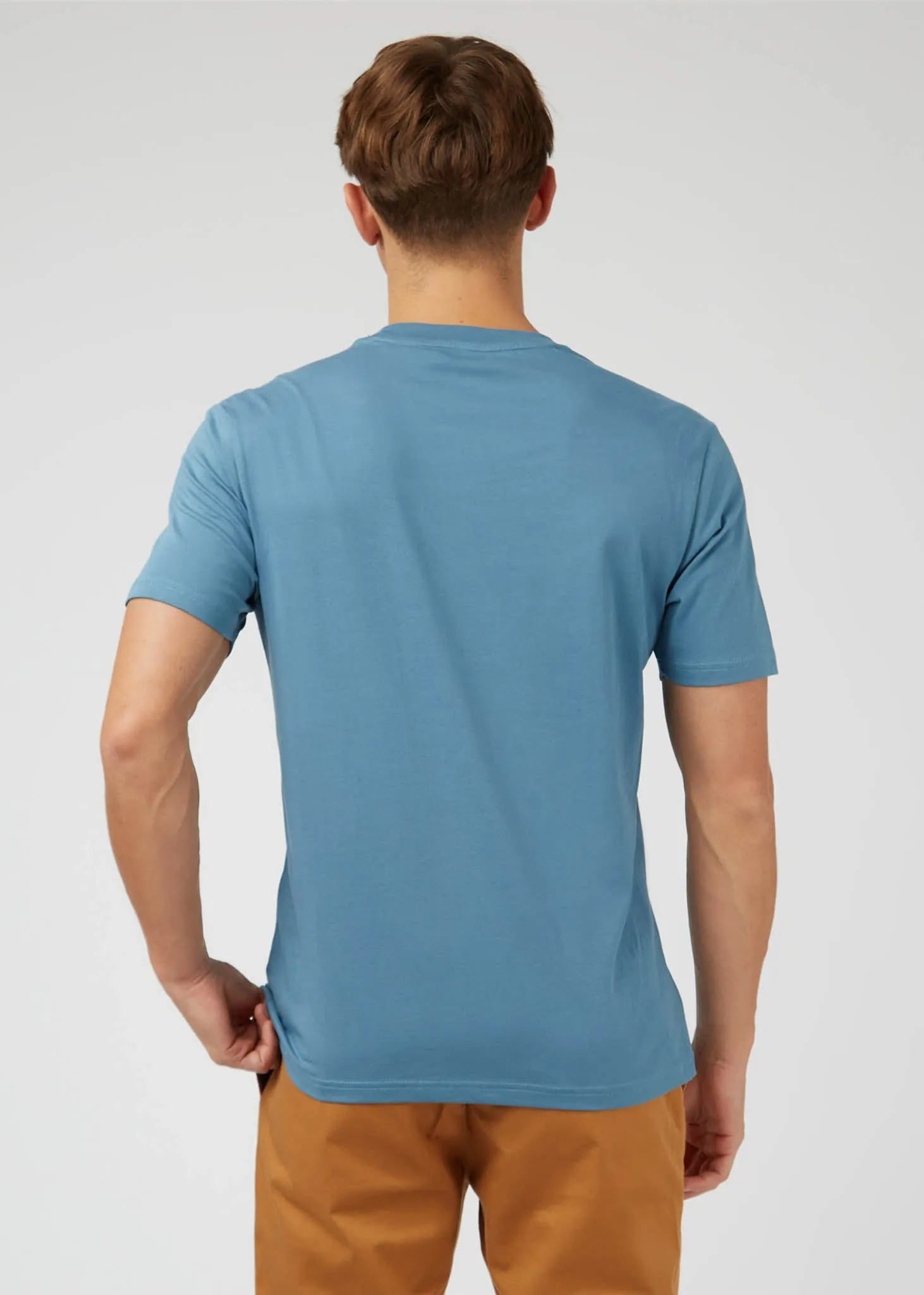 Signature pocket tee - blue shadow