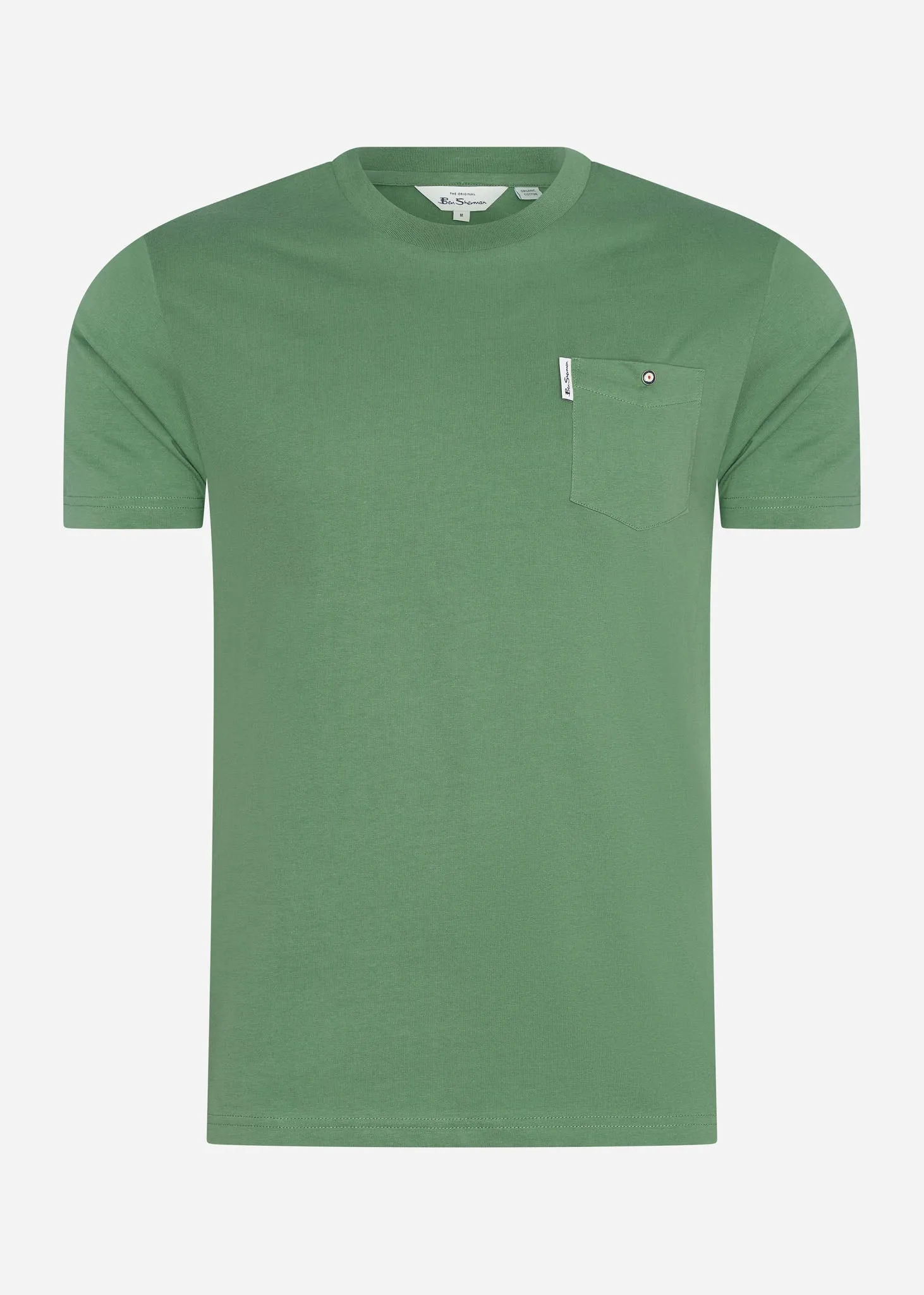 Signature pocket tee - rich fern