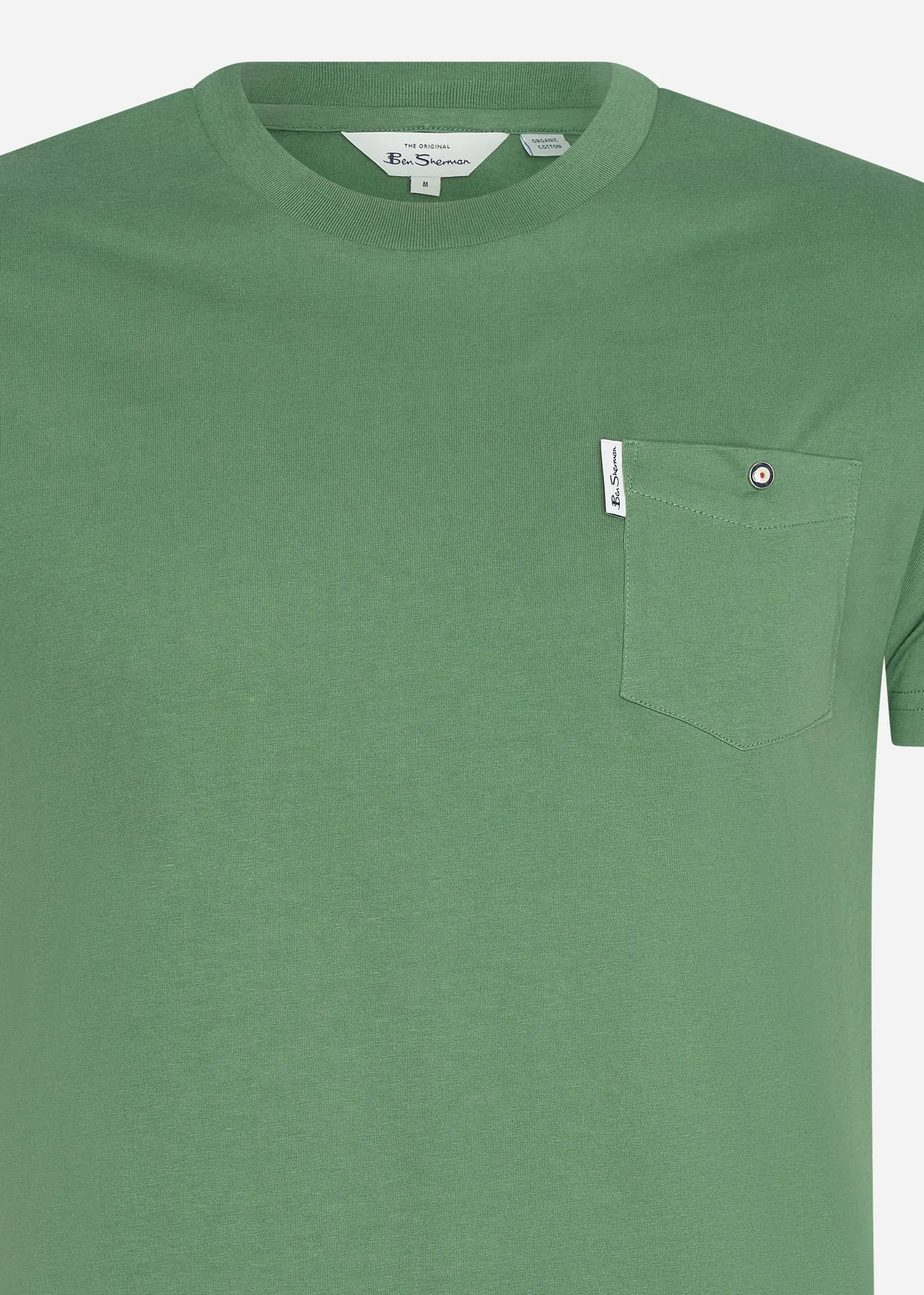 Signature pocket tee - rich fern