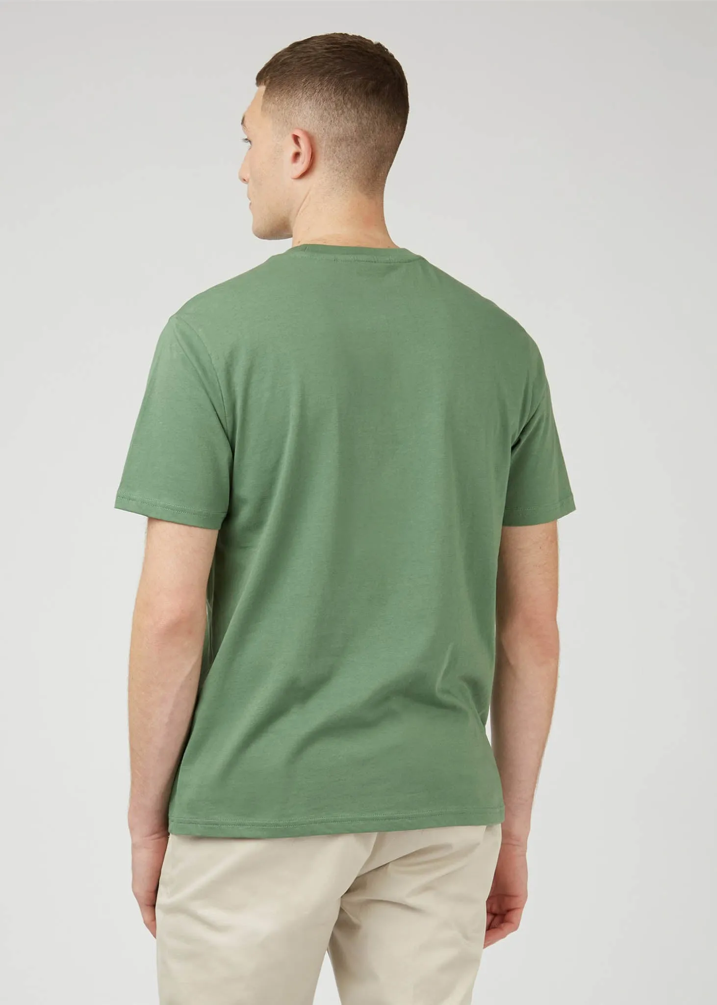 Signature pocket tee - rich fern