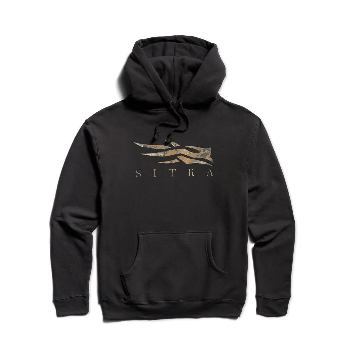 'Sitka' Men's Icon Optifade Pullover Hoody - Black Waterfowl Timber