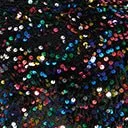 Smak Parlour Black & Rainbow Sequin Downtown Scene Mini Dress