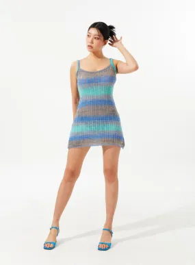 Stripe Knit Mini Dress IM323