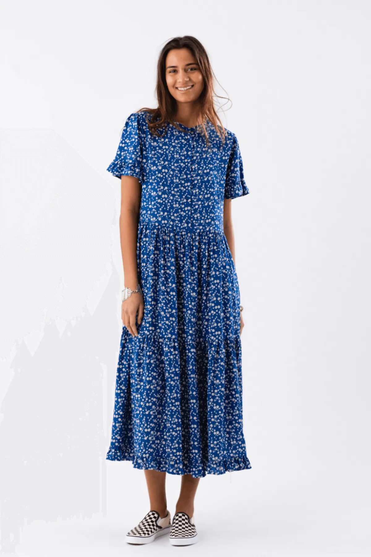 SUZIE MAXI DRESS FLOWER PRINT