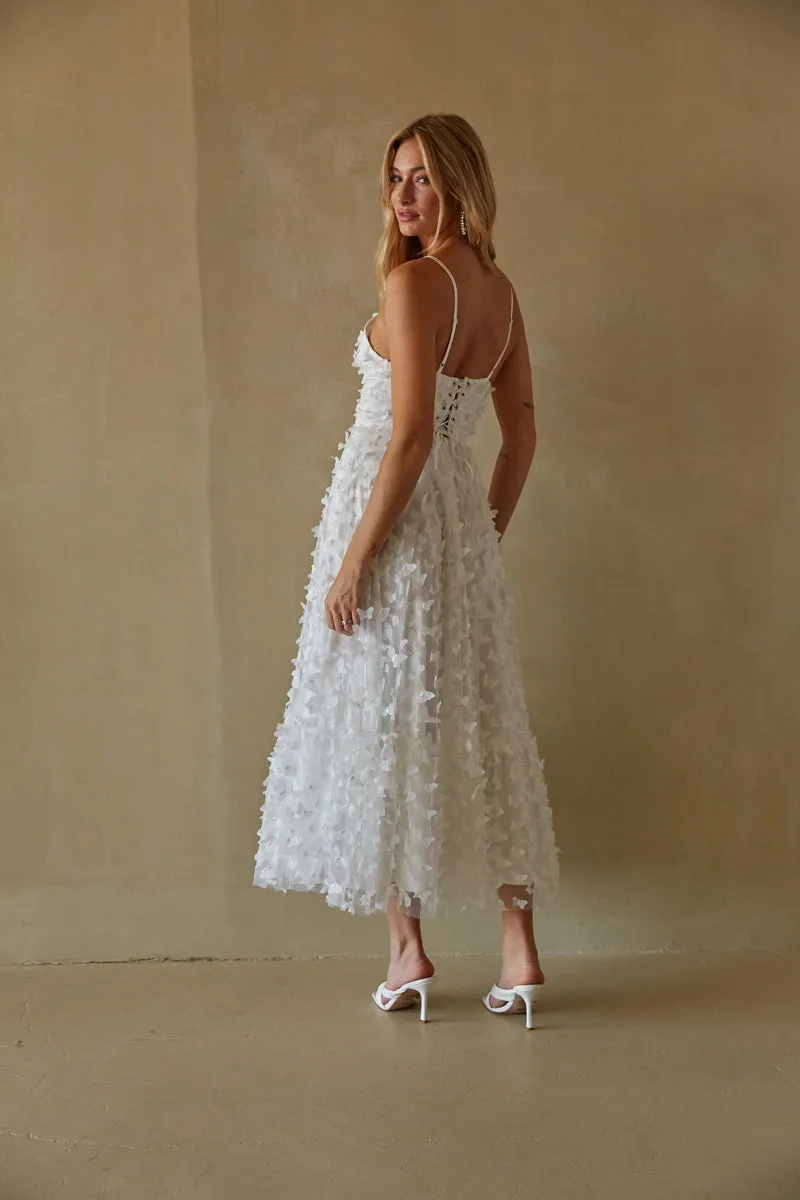 Symphony Butterfly Tulle Maxi Dress