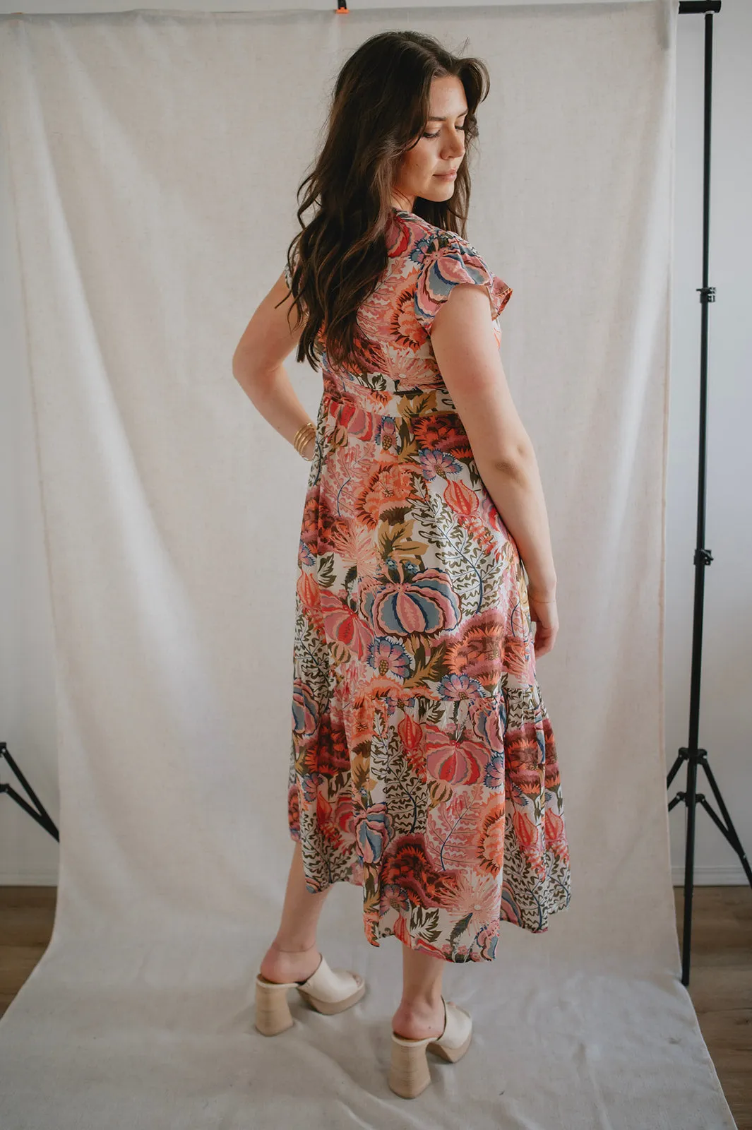 The Bryony Floral Midi Dress