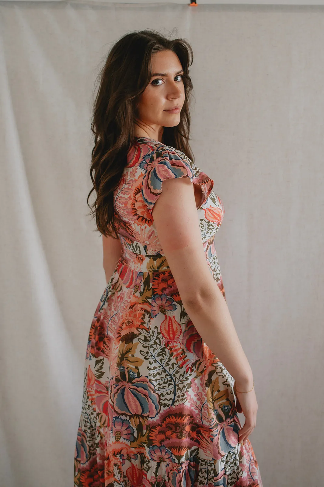 The Bryony Floral Midi Dress