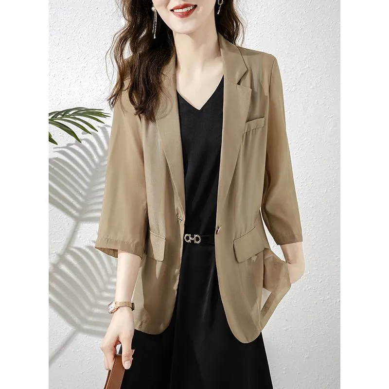 Thin Exquisite Semi-Transparent Versatile Blazer