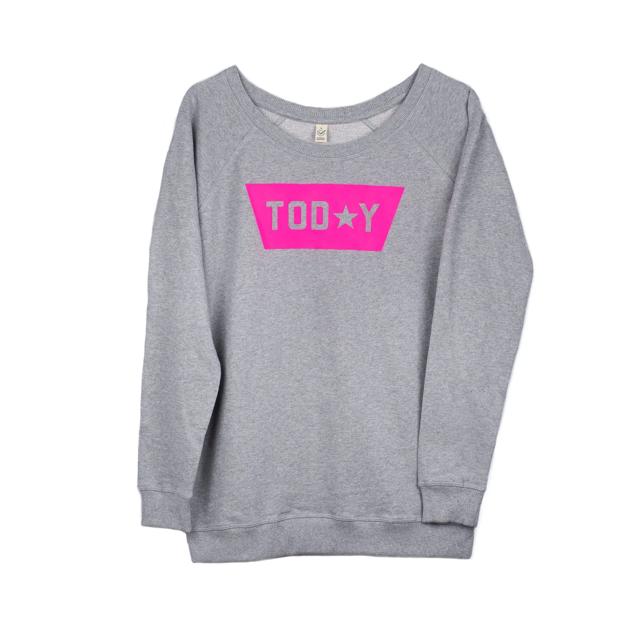 TODAY neon pink sweatshirt