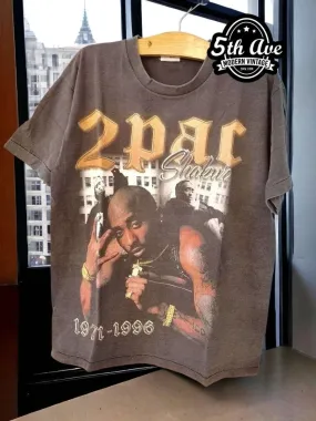 Tupac Shakur single stitched Bootleg t shirt