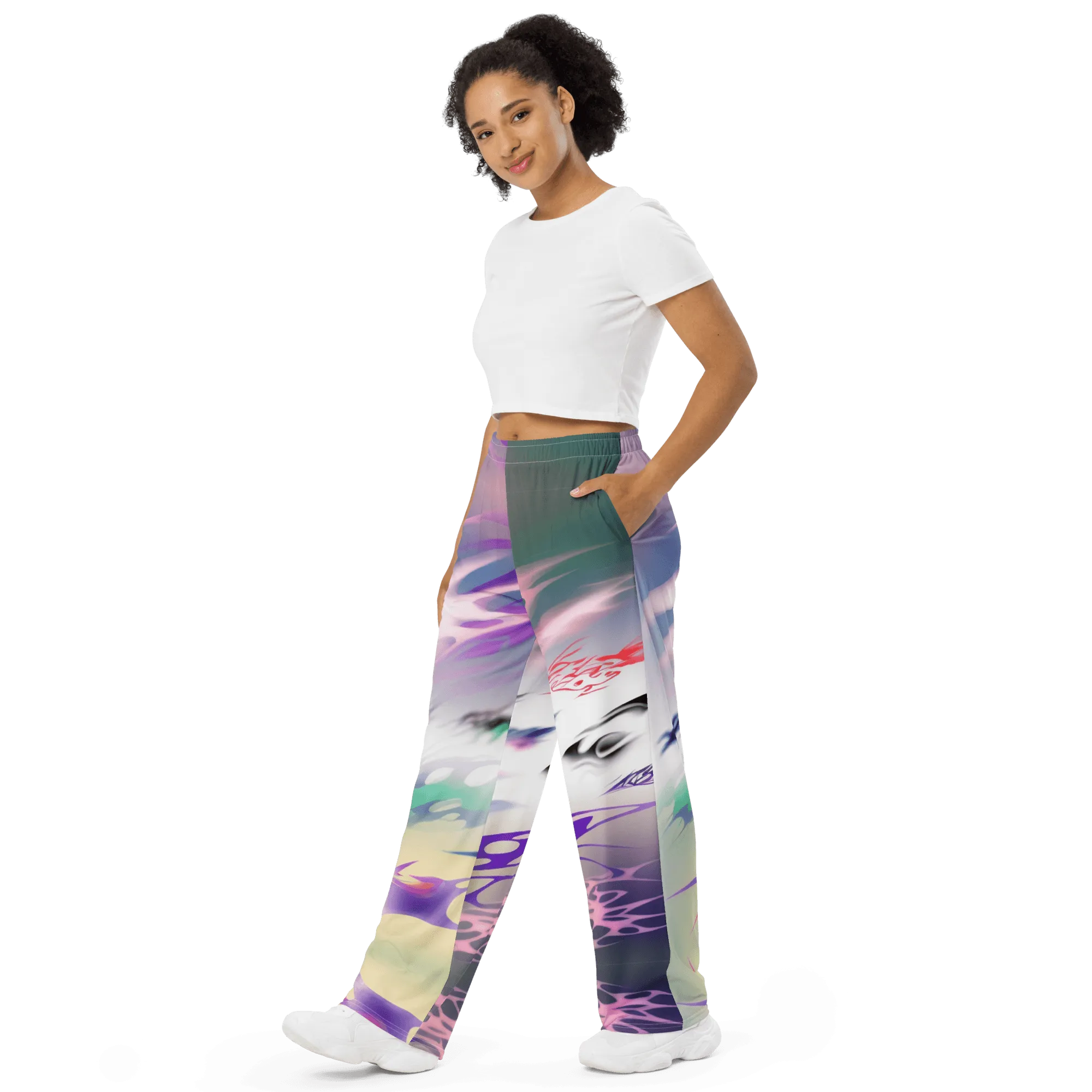 TUTUKI FLAMES® Unisex Wide-Leg Pants