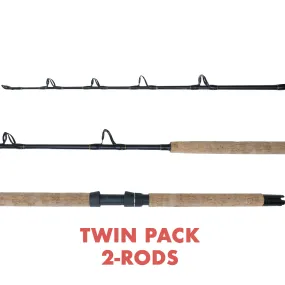 TWIN PACK Hybrid Conventional Rod: Parabolic Action 5'6" MH