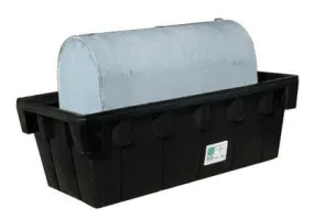 UltraTech 84 1/2" X 43 3/4" X 29" Ultra-275 Containment Sump Black Polyethylene Spill Containment Sump With 360 Gallon Spill Capacity And Drain For 275 Gallon Oval Tank