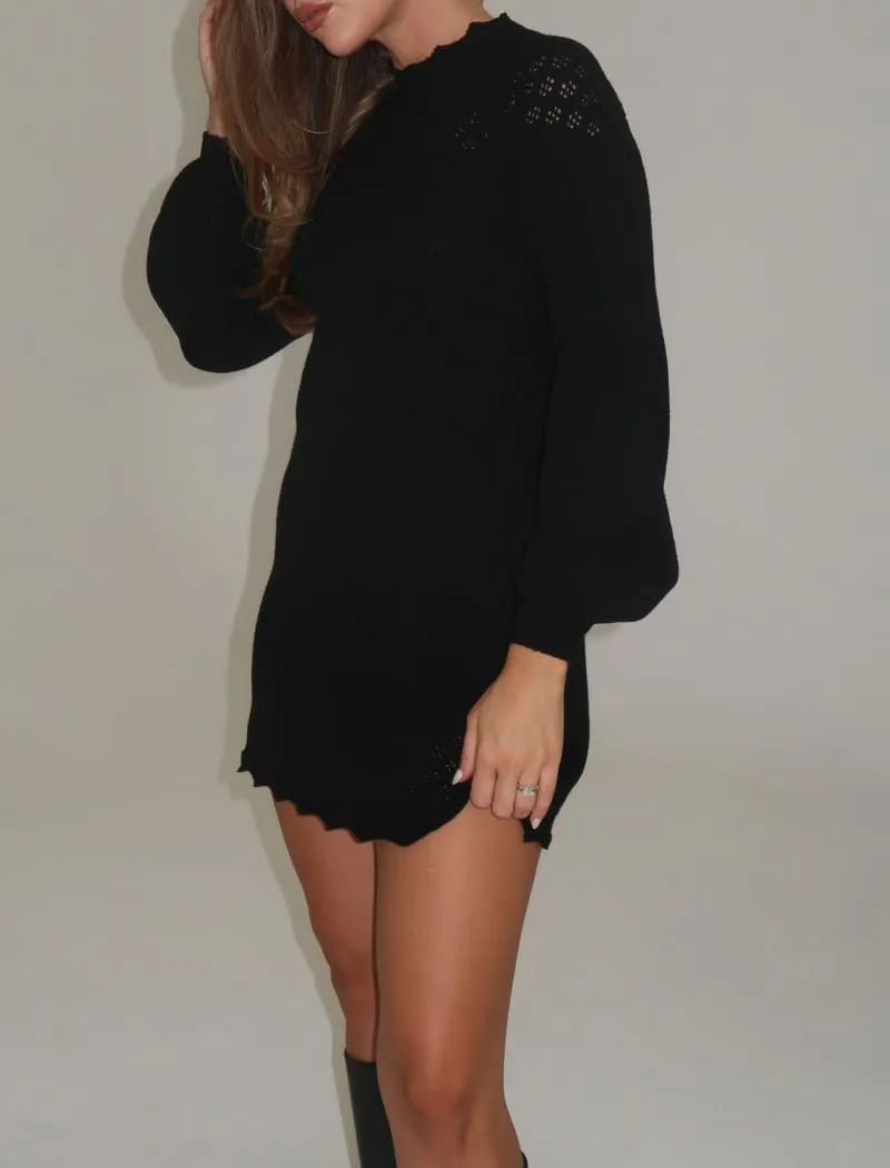 Vermont Mini Dress | Black