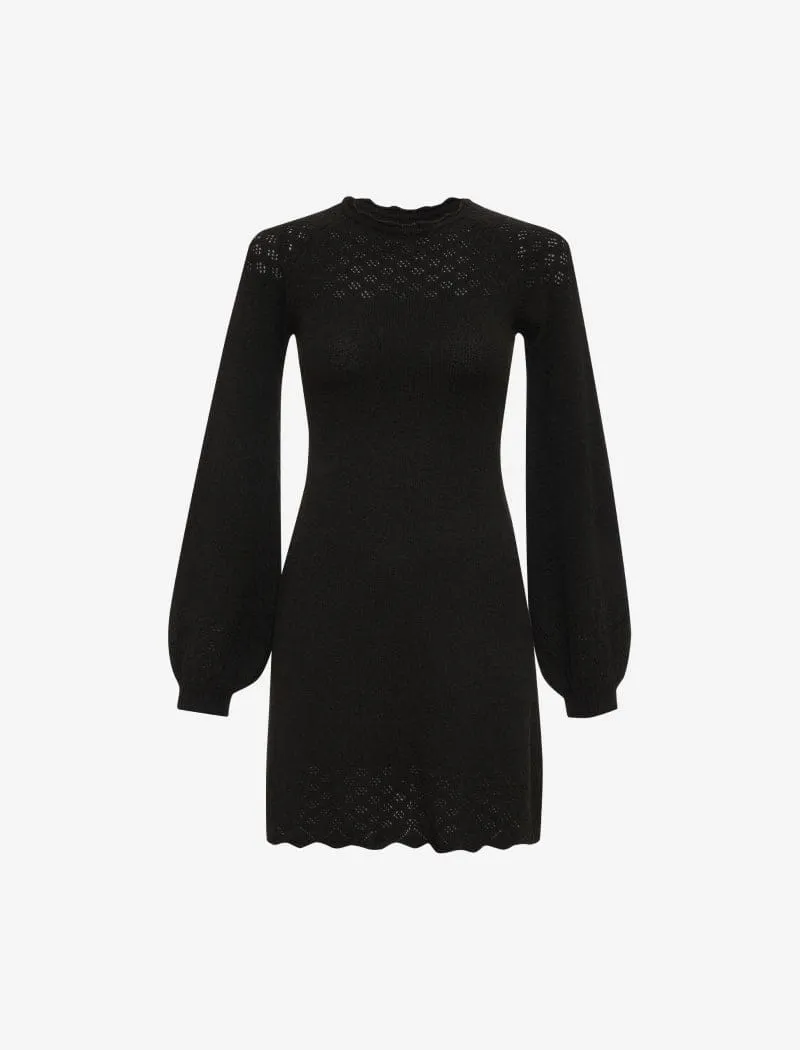 Vermont Mini Dress | Black