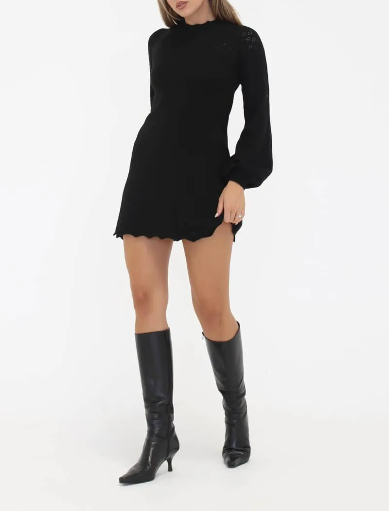 Vermont Mini Dress | Black