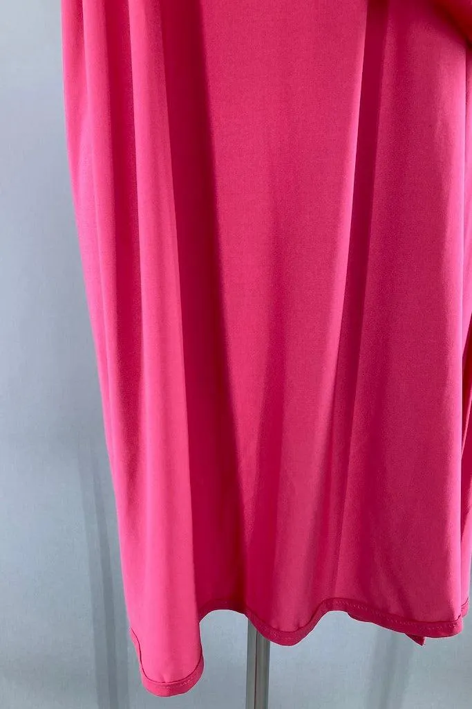 Vintage 70s Magenta Summer Dress