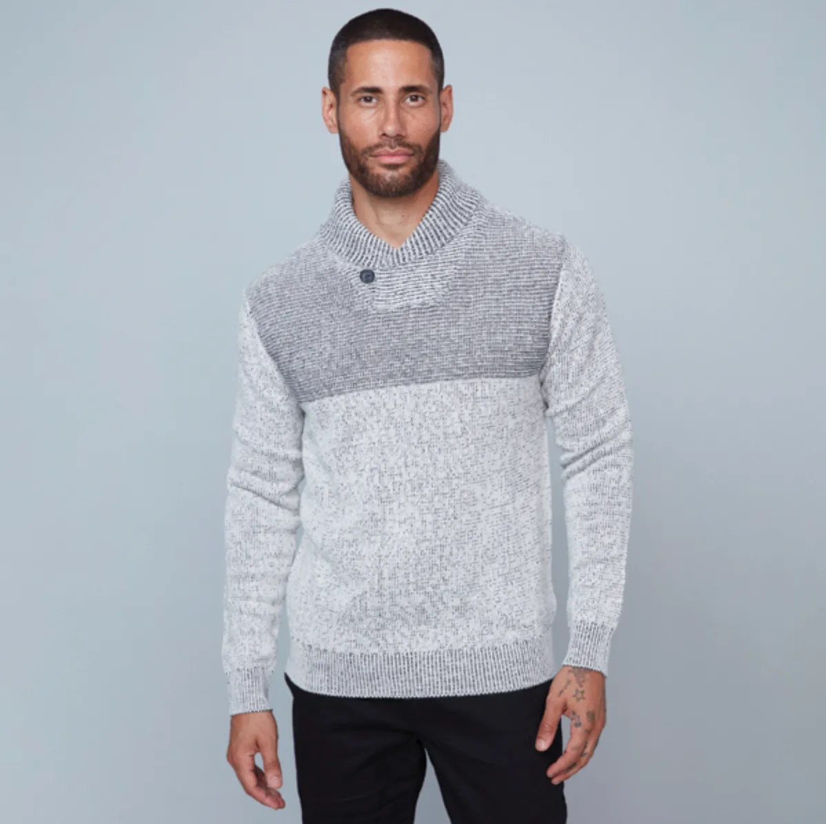 West Sweater (Grey/White)