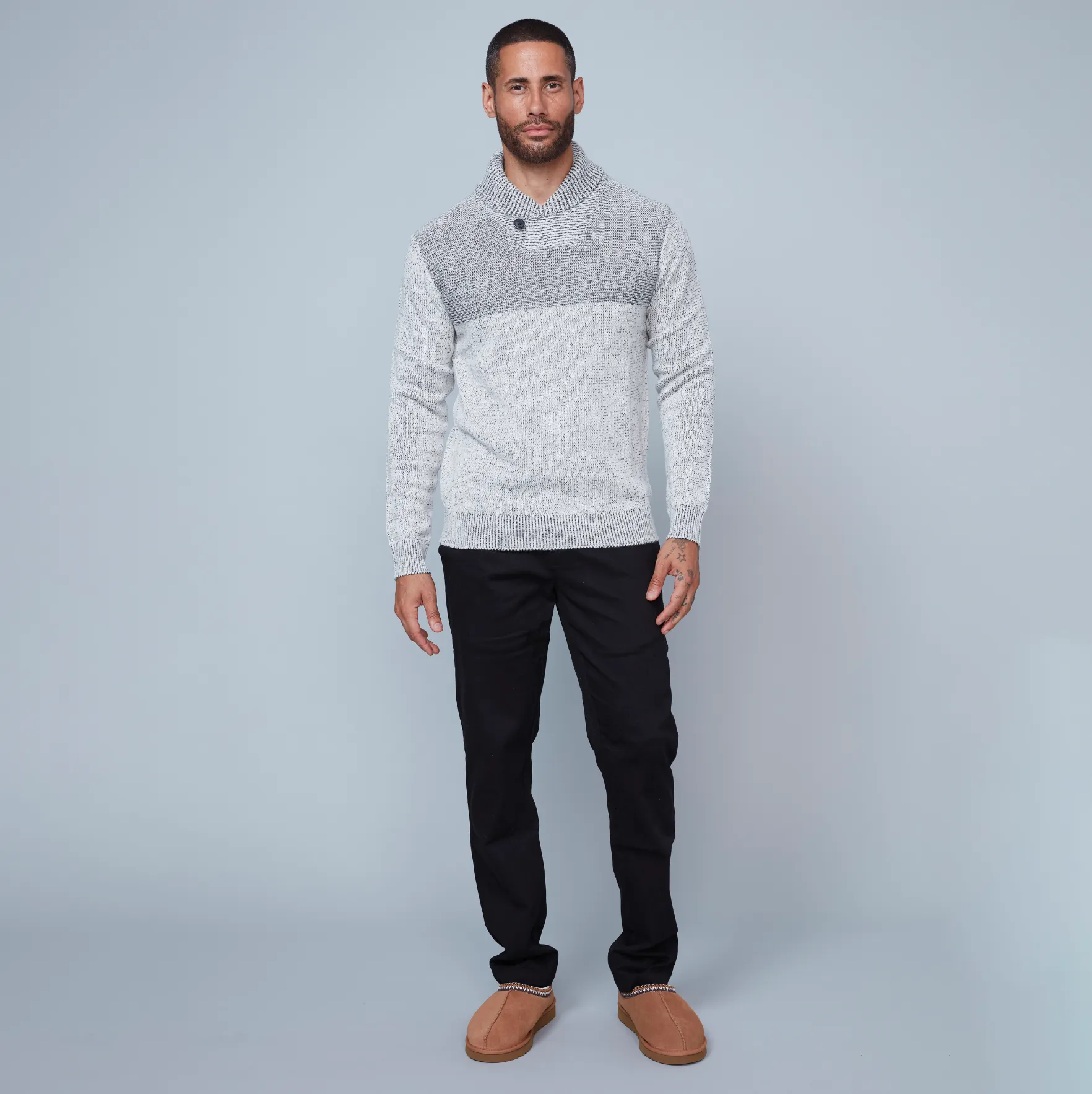 West Sweater (Grey/White)