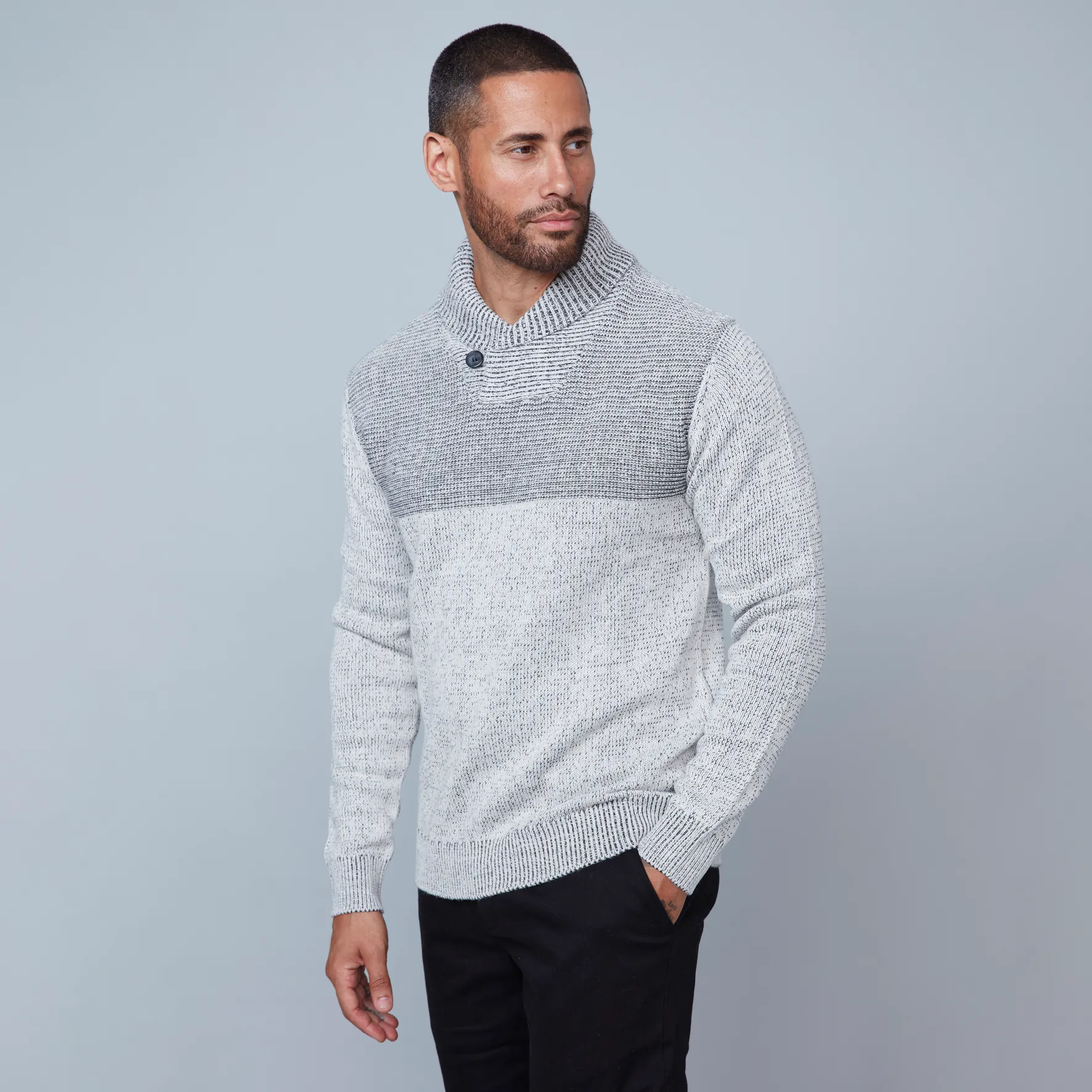 West Sweater (Grey/White)