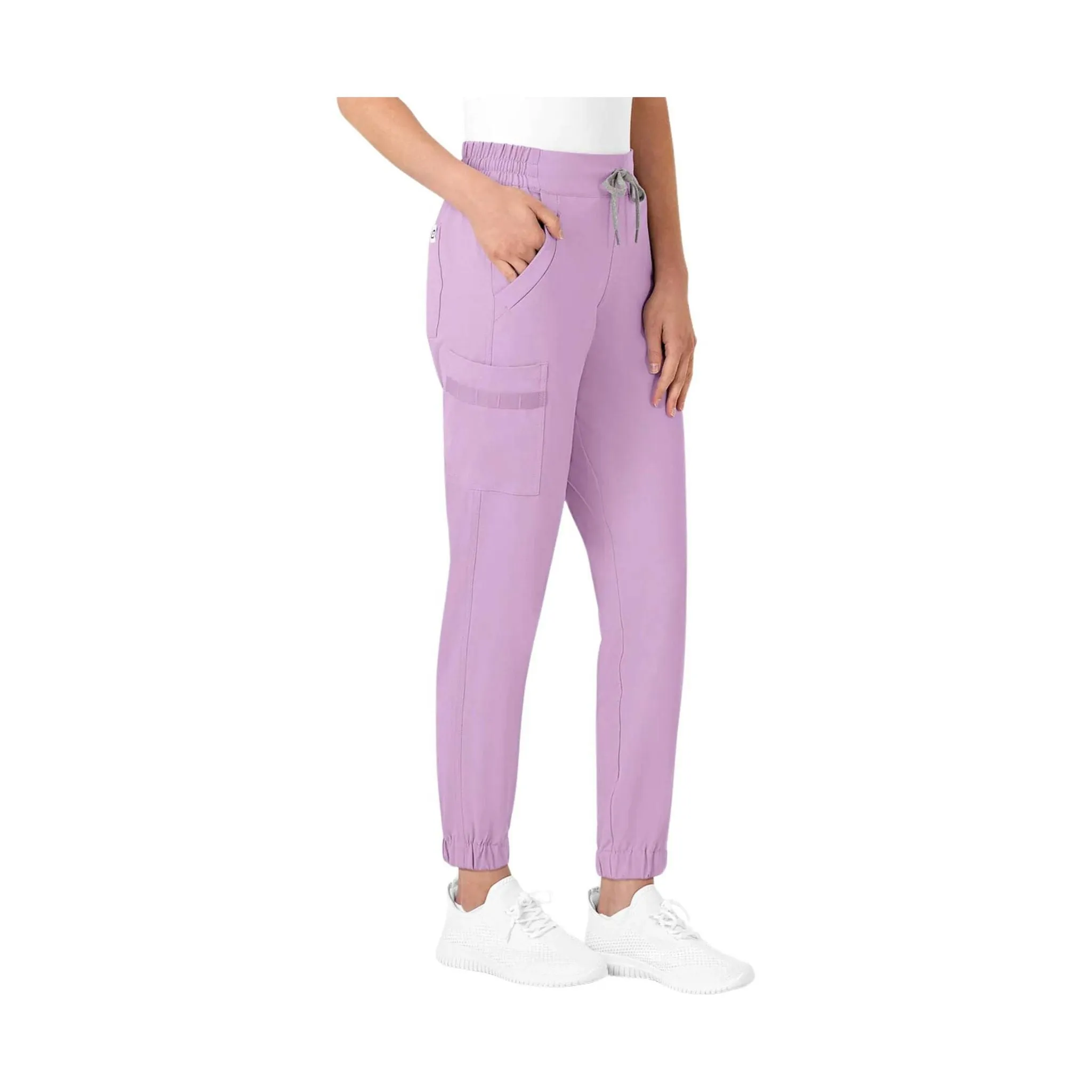 WonderWink Women's Jogger Scrub Pant - Violet Tulle - ONLINE STORE CREDIT/EXCHANGE ONLY