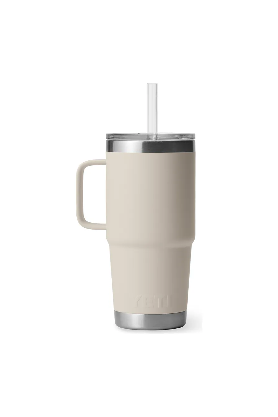 Yeti Rambler 25oz Straw Mug 2.0 Cape Taupe